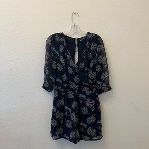 ASOS Navy Floral Romper